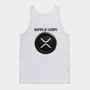 Ripple 3d front view rendering cryptocurrency Tank Top
